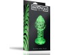 Intoyou Shining Line Glow in the Dark Glass Butt Plug
