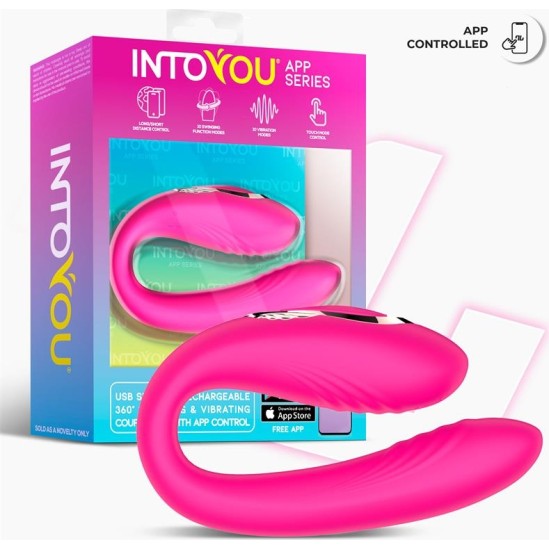 Intoyou App Series Couty Couples Toy 360? Oscilation with APP