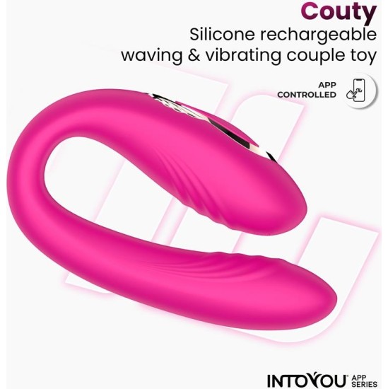 Intoyou App Series Couty Couples Toy 360? Oscilation with APP