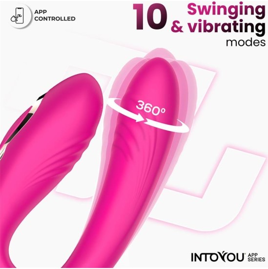 Intoyou App Series Couty Couples Toy 360? Oscilation with APP