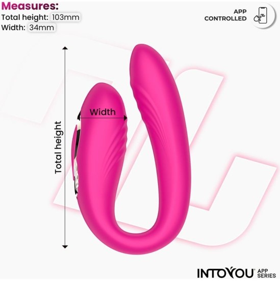 Intoyou App Series Couty Couples Toy 360? Oscilation with APP