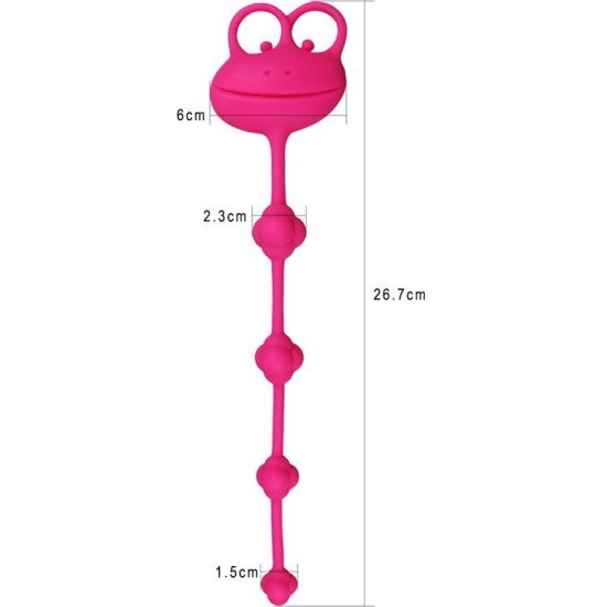 Lovetoy Anal Beads Frog Pink