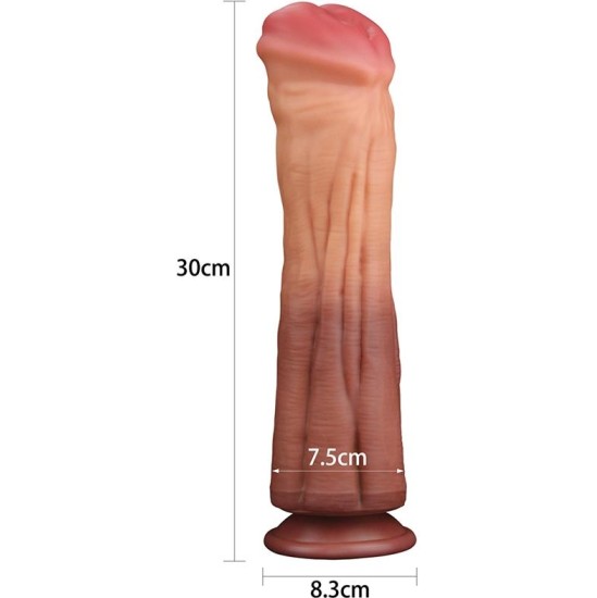 Lovetoy Dildo Nature 12 Dual Layer