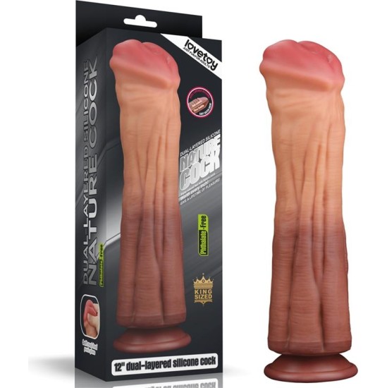 Lovetoy Dildo Nature 12 Dual Layer