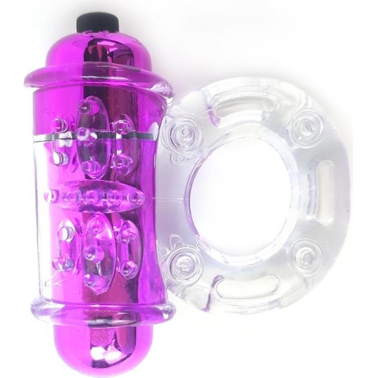 A-Gusto Vibrating Penis Ring Pink