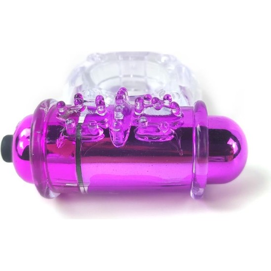 A-Gusto Vibrating Penis Ring Pink