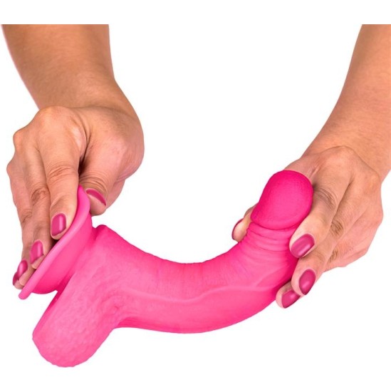 Liketrue Slidy Realistic Dildo Dual Layer Retractable and Adjustable 7