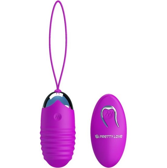 Prettylove Vibrating Egg Jessica USB Purple