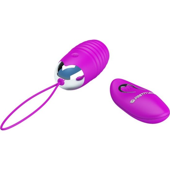 Prettylove Vibrating Egg Jessica USB Purple