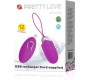 Prettylove Vibrating Egg Jessica USB Purple