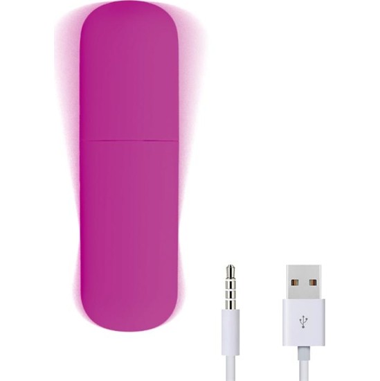Latetobed 4Fun Vibrating Bullet and 4 Sleeves USB Waterproof Silicone