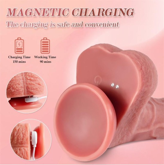 Xise Baird Dildo with Thrusting and Vibration 8