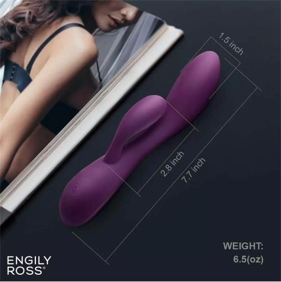 Engily Ross Bacall 3.0 Vibe Injected Liquified Silicone Double Motor USB