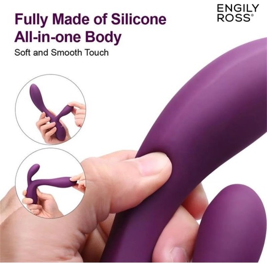 Engily Ross Bacall 3.0 Vibe Injected Liquified Silicone Double Motor USB