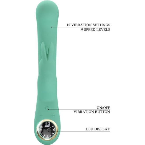 Prettylove Lamar Vibrator G-Spot Rabbit Mint