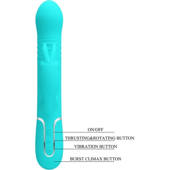 Prettylove Coale Thrusting and Rotating Balls Vibrator USB