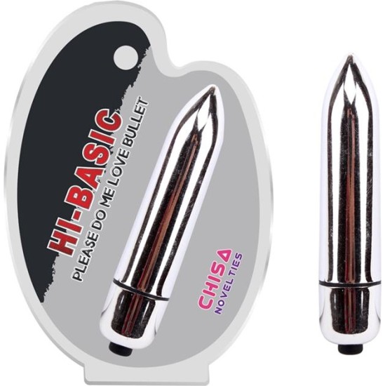 Chisa Vibrating Bullet Please Do Me Love 5.8 x 1.8 cm Silver