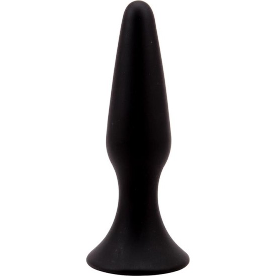 Chisa Butt Plug 12.5 x 3.1 cm Silicone Black
