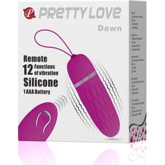 Prettylove Vibrating Egg Dawn Purple