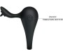 Prettylove Pretty Love Anillo Vibrador Tonguo Negro