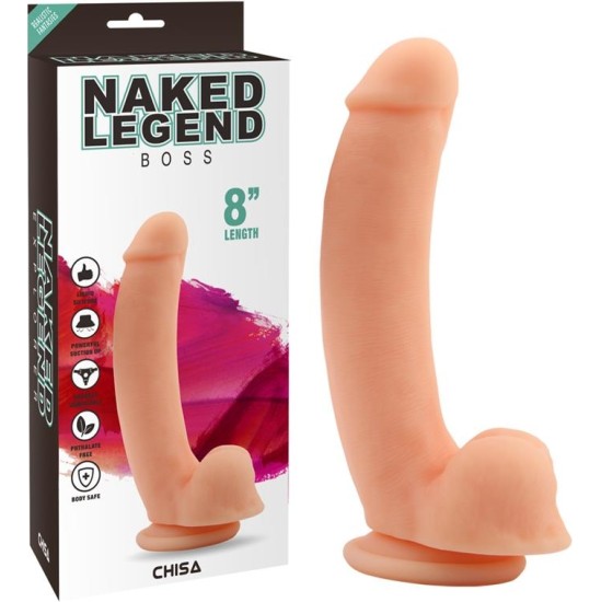 Chisa Dildo Boss 20.5 x 4.1 cm Silicone Flesh
