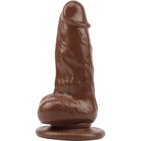 Chisa Dildo Jumbo Jack 6 Vibrating Dildo-Brown