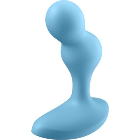 Satisfyer Deep Diver Buut Plug with Vibration Satisfyer Connect APP Blue