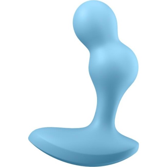 Satisfyer Deep Diver Buut Plug with Vibration Satisfyer Connect APP Blue