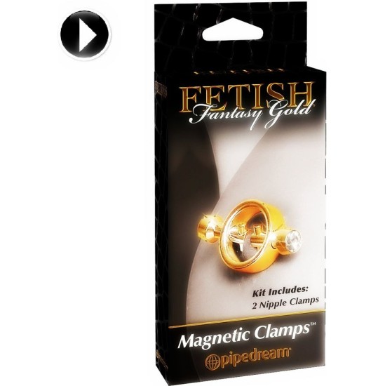 Fetish Fantasy Gold MAGNETIC CLAMPS