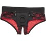 Calexotics SCANDAL SET OF CROTCHLESS PANTIES WITH DILDO SIZE S/M