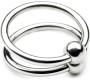 Metal Hard DOUBLE GLANS RING 28MM