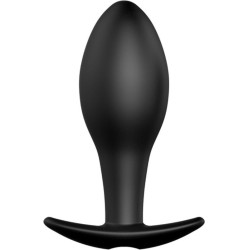 Pretty Love Bottom PRETTY LOVE - ANAL PLUG ANCHOR FORM SILICONE 12 VIBRATION MODES BLACK