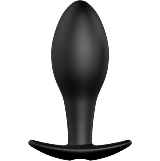 Pretty Love Bottom PRETTY LOVE - ANAL PLUG ANCHOR FORM SILICONE 12 VIBRATION MODES BLACK