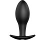 Pretty Love Bottom PRETTY LOVE - ANAL PLUG ANCHOR FORM SILICONE 12 VIBRATION MODES BLACK