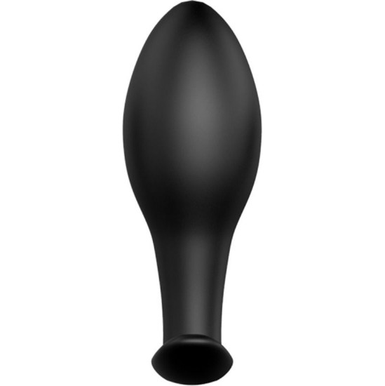 Pretty Love Bottom PRETTY LOVE - ANAL PLUG ANCHOR FORM SILICONE 12 VIBRATION MODES BLACK