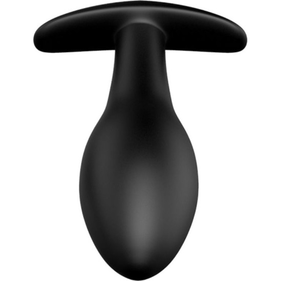 Pretty Love Bottom PRETTY LOVE - ANAL PLUG ANCHOR FORM SILICONE 12 VIBRATION MODES BLACK