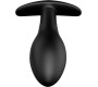 Pretty Love Bottom PRETTY LOVE - ANAL PLUG ANCHOR FORM SILICONE 12 VIBRATION MODES BLACK
