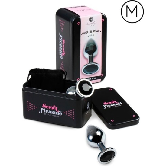 Secretplay Toys SECRETPLAY - ANAL PLUG BLACK M