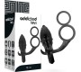 Addicted Toys ANAL PLUG WITH DOUBLE BLACK RING