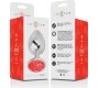 Intense Anal Toys INTENSE - ALUMINUM METAL ANAL PLUG WITH RED CRYSTAL SIZE L