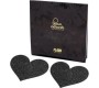 Bijoux Flash Collection BIJOUX - INDISCRETS FLASH BLACK HEART NIPPLE CUTS
