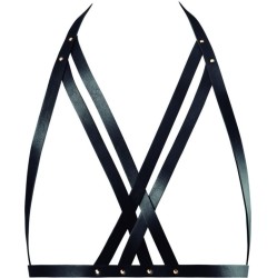 Bijoux Maze BIJOUX INDISCRETS MAZE - HALTER BRA HARNESS BLACK