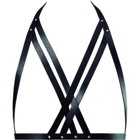 Bijoux Maze BIJOUX INDISCRETS MAZE - HALTER BRA HARNESS BLACK
