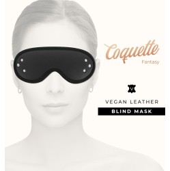 Coquette Fantasy COQUETTE CHIC DESIRE - FANTASY VEGAN LEATHER BLIND MASK WITH NEOPRENE LINING
