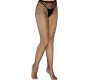Leg Avenue Hosiery LEG AVENUE - BLACK CROTCHLESS NET STOCKINGS