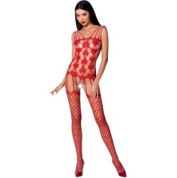Passion Woman PASSION - WOMAN BS067 RED BODYSTOCKING ONE SIZE