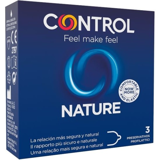 Control Condoms CONTROL - ADAPTA NATURE CONDOMS 3 UNITS