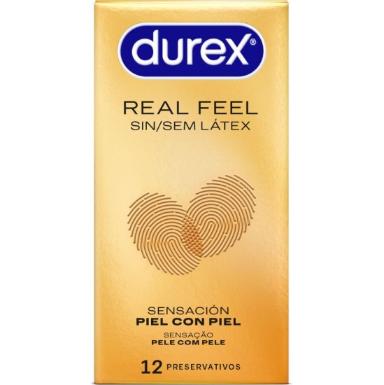 Durex Condoms DUREX - REAL FEEL CONDOMS WITHOUT LATEX 12 UNITS