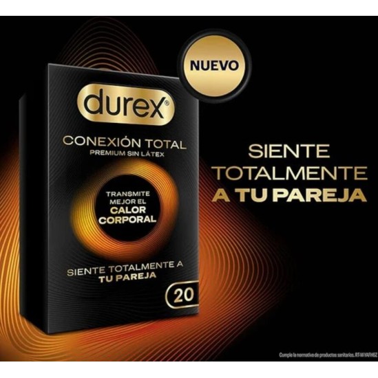 Durex Condoms DUREX - TOTAL CONNECTION ULTRA FINE PLUS LATEX FREE 20 UNITS