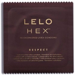 Lelo HEX CONDOMS RESPECT XL 3 PACK